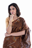 Premium Pure Tissue Matka Jamdani Saree