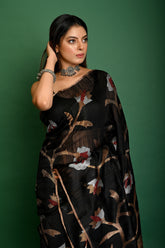 MATKA ROSE ALL OVER SEQUINS JAMDANI