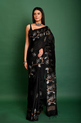 MATKA DER PAR SLIVER ZARI LATA JAMDANI