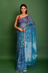 PURE MUSLIN DHAKAI JAMDANI SAREE