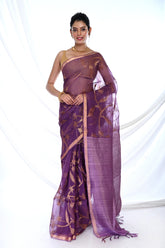 PURE MUSLIN ALLOVER JAMDANI SAREE