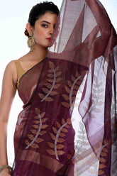 PURE MUSLIN TISSUE JAMDANI