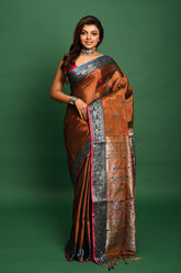 TISSUE SILK BANARSHI SAREE