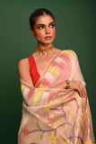 PURE MUSLIN TEMPLE PAITHANI JAMDANI SAREE