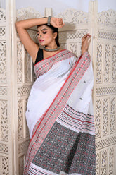 ASSAM KHADI JAMDANI SAREE