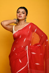 120 COUNT KHADI JAMDANI SAREE