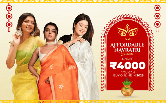 Affordable Navratri Sarees Under ₹4000 You Can Buy Online in 2025