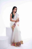 Pure Muslin Derpar Paithani Jamdani Saree