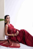 Pure Silk Linen Tulip Jamdani Saree