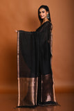 PURE MATKA BODY PLAIN SAREE