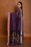 PURE SILK LINEN JAMDANI SAREE