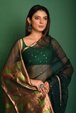 PURE MUSLIN PAITHANI JAMDANI SAREE