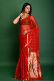 PURE MUSLIN PAITHANI JAMDANI SAREE