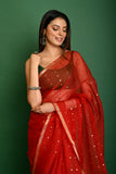 PURE MUSLIN PAITHANI JAMDANI SAREE