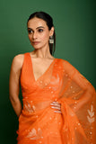 PURE MUSLIN SHELL POCKET WEAVING SAREE