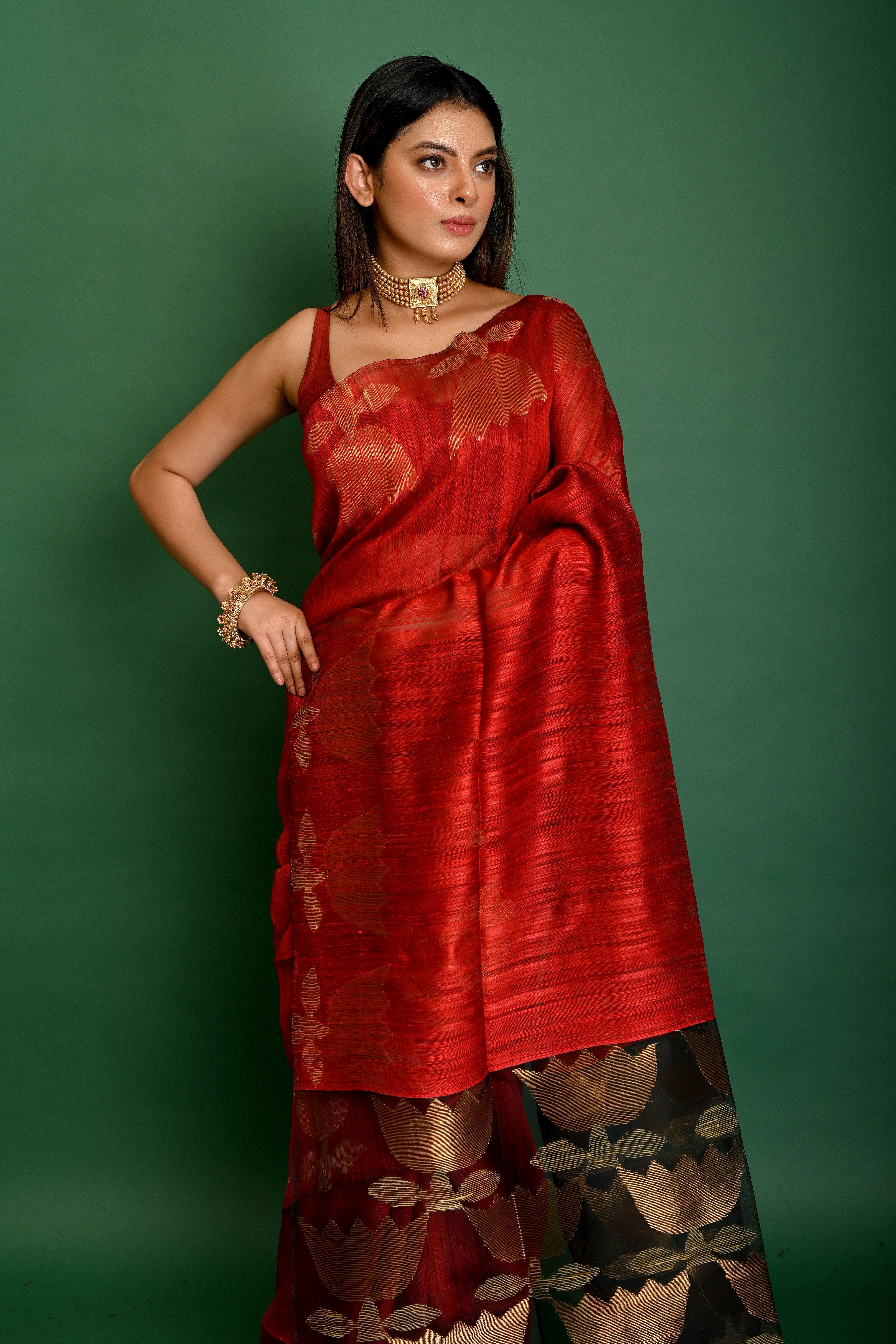 PURE MATKA JAMDANI SAREE