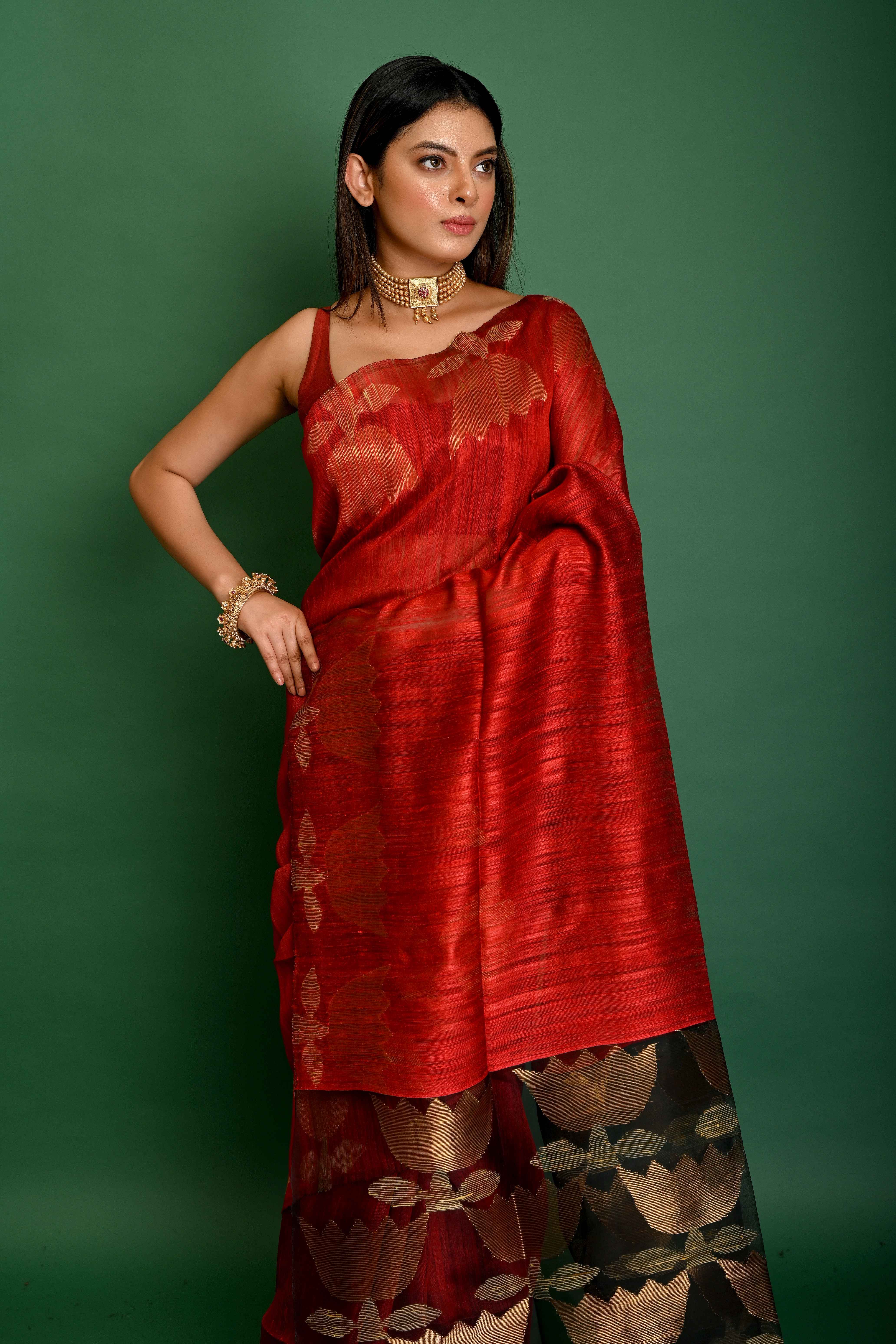 PURE MATKA JAMDANI SAREE