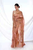 PURE SILK LINEN JAMDANI