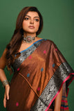TISSUE SILK BANARSHI SAREE