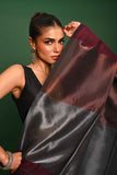 KHADI COTTON TISSUE PALLU SAREE