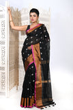 COTTON SILK ZARI PAR SHIULIFULL  SAREE