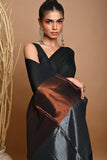 KHADI COTTON TISSUE PALLU SAREE