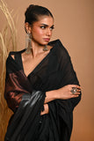 KHADI COTTON TISSUE PALLU SAREE