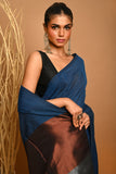 KHADI COTTON TISSUE PALLU SAREE