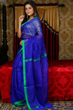 Pure Resham Allover Sequins In Blue Colour